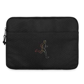 Drôle de coureur garçon - Sacoche pour ordinateur portable 15 pouces - noir - Devant