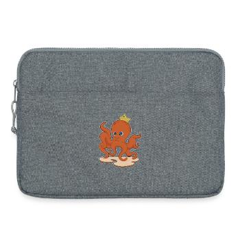Couronne de pieuvre - Sacoche pour ordinateur portable 15 pouces - gris chiné - Devant