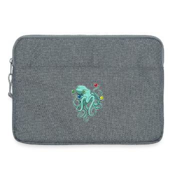 Jongleur de poulpe jongleur - Sacoche pour ordinateur portable 15 pouces - gris chiné - Devant