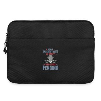 Kleiner Fechter - Laptoptasche 15" - Schwarz - Vorne