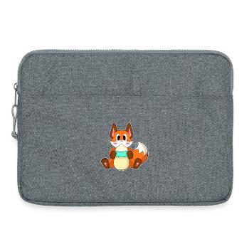 Biberon de lait pour bébé Fox - Sacoche pour ordinateur portable 15 pouces - gris chiné - Devant