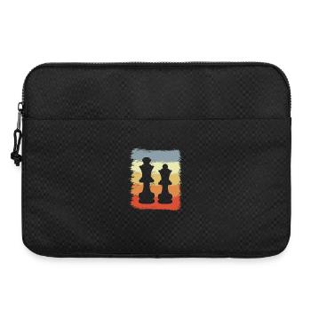 Pièces d’échecs vintage - Sacoche pour ordinateur portable 15 pouces - noir - Devant