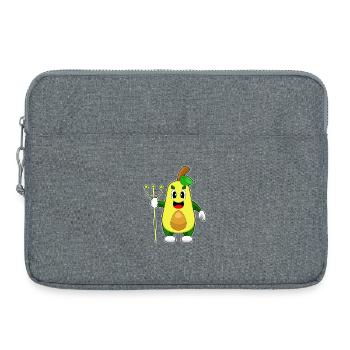Avocat Halloween Devil - Sacoche pour ordinateur portable 15 pouces - gris chiné - Devant