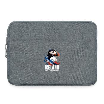 Iceland Puffin Island Papageitaucher - Laptoptasche 15" - Grau meliert - Vorne