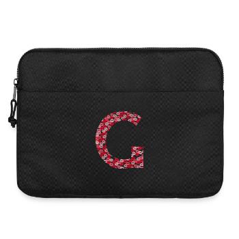 Lettre G - kiss shirt - Sacoche pour ordinateur portable 15 pouces - noir - Devant