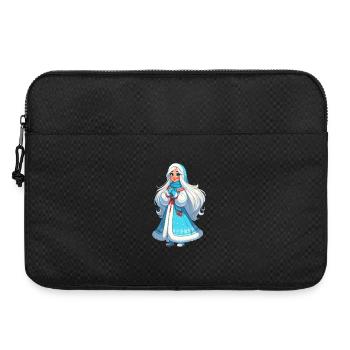 Ded Moroz Snegourotchka, Père Noël russe - Sacoche pour ordinateur portable 15 pouces - noir - Devant