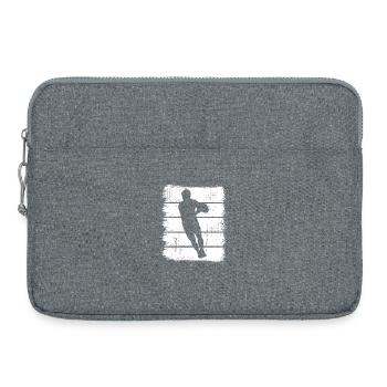 Rugby Sketch - Laptop bag 15" - heather grey - Front