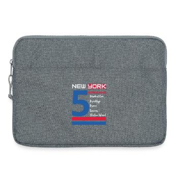 New York City Five Boroughs Love New York Bronx - Laptop bag 15" - heather grey - Front