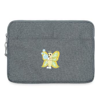 Bulles de savon papillon - Sacoche pour ordinateur portable 15 pouces - gris chiné - Devant