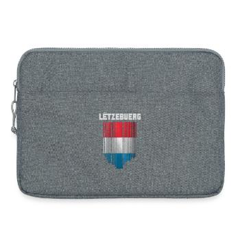 Flag of Luxembourg, Luxembourg pride - Laptop bag 15" - heather grey - Front