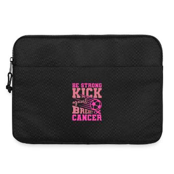 Sei stark schieß gegen den Brustkrebs - Laptoptasche 15" - Schwarz - Vorne