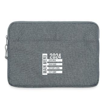Main Menu Continue New Game Restart Level Exit - Laptop bag 15" - heather grey - Front