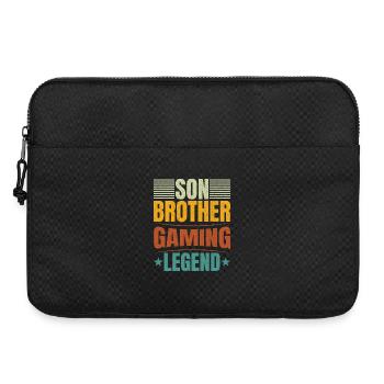Chemise de légende du jeu de son frère - Sacoche pour ordinateur portable 15 pouces - noir - Devant