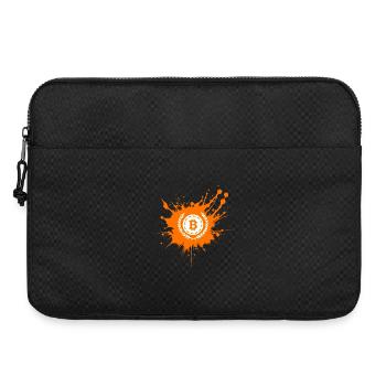 Bitcoin Crypto Cryptocurrency Splash - Sacoche pour ordinateur portable 15 pouces - noir - Devant
