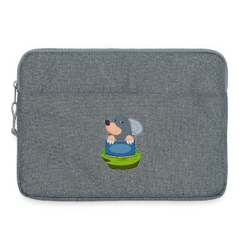 Maulwurf Dose - Laptoptasche 15" - Grau meliert - Vorne