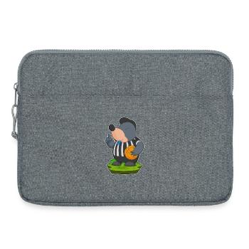 Taupe Arbitre Basket-ball - Sacoche pour ordinateur portable 15 pouces - gris chiné - Devant