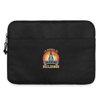 I’d Rather Be Drawing Buildings - Laptoptasche 15" - Schwarz - Vorne