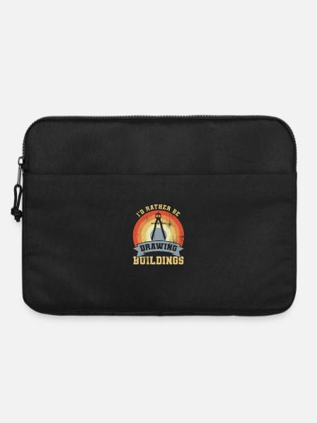 I’d Rather Be Drawing Buildings - Laptoptasche 15" - Schwarz