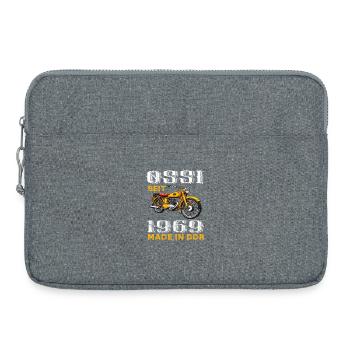 Ossi DDR Ostdeutschland Geburtstag 1969 Spruch - Laptoptasche 15" - Grau meliert - Vorne
