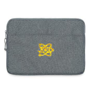 Symbole de la science Fromage scientifique - Sacoche pour ordinateur portable 15 pouces - gris chiné - Devant