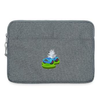 Voiture de loup - Sacoche pour ordinateur portable 15 pouces - gris chiné - Devant