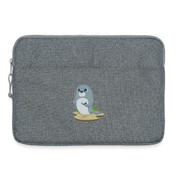 École de lecture Seal Teacher - Sacoche pour ordinateur portable 15 pouces - gris chiné - Devant