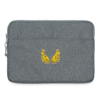 Angel Wings Wings Angel Cheese - Laptop bag 15" - heather grey - Front