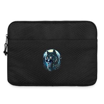Mystic Wolf - Full Moon Night - Laptop bag 15" - black - Front