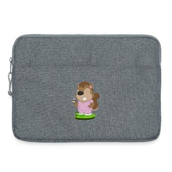 Squirrel Nurse Medicine - Laptop bag 15" - heather grey - Front
