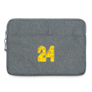24 years old Lustig Käse - Laptop bag 15" - heather grey - Front