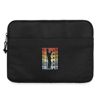 Retro Trompete - Laptoptasche 15" - Schwarz - Vorne