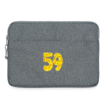 59 Jahre Lustig Käse - Laptoptasche 15" - Grau meliert - Vorne
