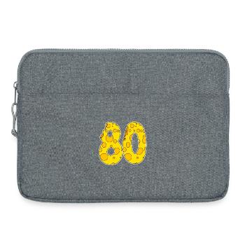 80 ans de fromage Lustig - Sacoche pour ordinateur portable 15 pouces - gris chiné - Devant