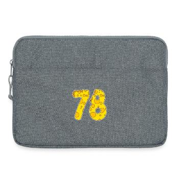 78 ans de Lustig Käse - Sacoche pour ordinateur portable 15 pouces - gris chiné - Devant