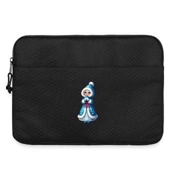 Ded Moroz Snegurotschka russischer Weihnachtsmann - Laptoptasche 15" - Schwarz - Vorne