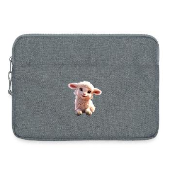 Mouton Agneau Tondre Le Mouton Berger Mouton Mignon Mouton - Sacoche pour ordinateur portable 15 pouces - gris chiné - Devant