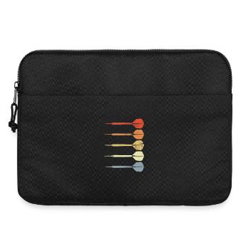 Vintage Dartpfeile Skizze - Laptoptasche 15" - Schwarz - Vorne