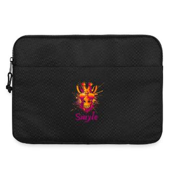 Neon-Giraffe Sonnenbrille Splash - Laptoptasche 15" - Schwarz - Vorne