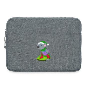 Forfait de Noël de la souris - Sacoche pour ordinateur portable 15 pouces - gris chiné - Devant