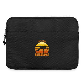 I'd rather do breakdancing - Laptop bag 15" - black - Front