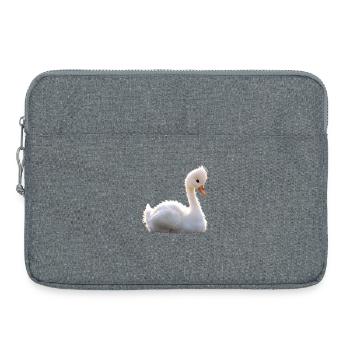 Cygne muet Cygne Oie Canard Cygne Cygne blanc - Sacoche pour ordinateur portable 15 pouces - gris chiné - Devant