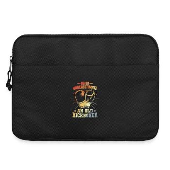 Grand-père kickboxeur - Sacoche pour ordinateur portable 15 pouces - noir - Devant