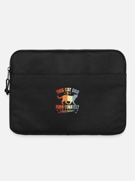 Katzenvater - Laptoptasche 15" - Schwarz