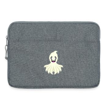 Fantôme de poulpe - Sacoche pour ordinateur portable 15 pouces - gris chiné - Devant