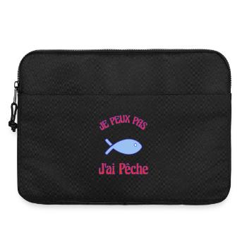 FISH. SARDINE. FISH. APRIL FOOL. SEA - Laptop bag 15" - black - Front
