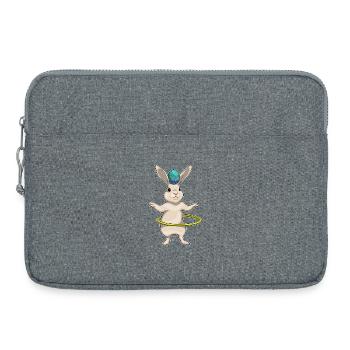 Bunny Easter Fitness - Sacoche pour ordinateur portable 15 pouces - gris chiné - Devant