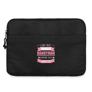 Craftswoman Profession Ladies Gift - Laptop bag 15" - black - Front