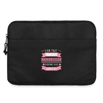 Hairdresser Profession Ladies Gift - Laptop bag 15" - black - Front