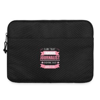 Journalist Profession Ladies Gift - Laptop bag 15" - black - Front