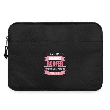 Couvreur Profession Femme Cadeau - Sacoche pour ordinateur portable 15 pouces - noir - Devant